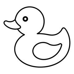 rubber duck vector illustration