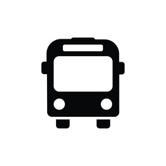 Bus icon vector isolated on white background. transport icon vector