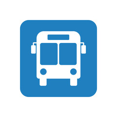 Bus icon vector isolated on white background. transport icon vector