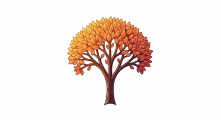 tree isolated on white background