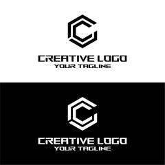 creative letter logo c design vector