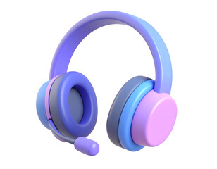 3D Headset Illustration