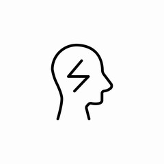 mind energy icon sign vector