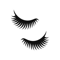 Girl eye lashes
