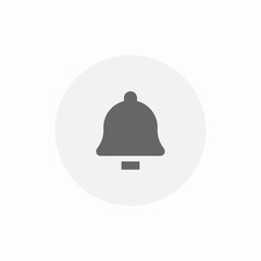 ringing bell icon sign vector