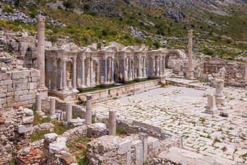 In the ruins of ancient Sagalassos