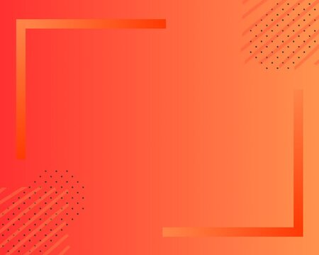 Simple Orange Abstract background with dot efect for presentation or business
