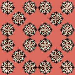 Beautiful textile graphic pattern