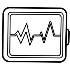 Heartbeat Wave Icon
