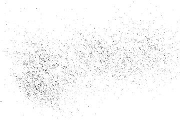 Grungy vintage black color texture grainy. Abstract vector rustic rough effect noise distress black grunge texture