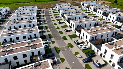 townhouse house new district modern architecture Wroclaw Poland
