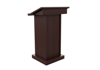 Dark Wood Lectern: Presentation Podium for Speeches & Events