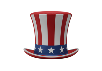 American Patriot Top Hat: 4th of July Icon