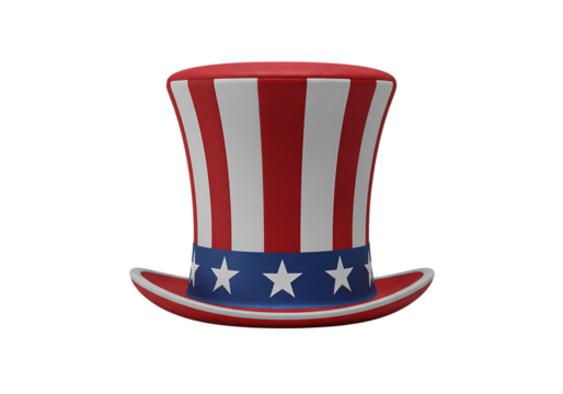 American Patriot Top Hat: 4th of July Icon