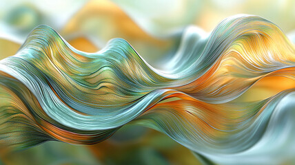 Rippling lines creating an organic design.
Soft, continuous abstract art.