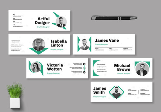 Email Signature Template Layout