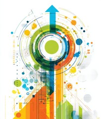 Fototapeta premium abstract vector background
