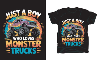 just a boy who loves tractors design sublimation t shirt graphic design illustration shirt