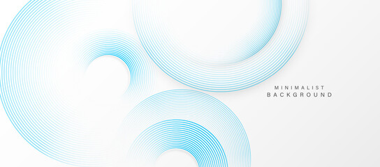 Obraz na płótnie Canvas Abstract minimalist background with concentric circular lines.