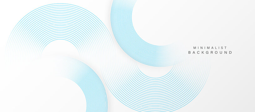 Abstract minimalist background with concentric circular lines.