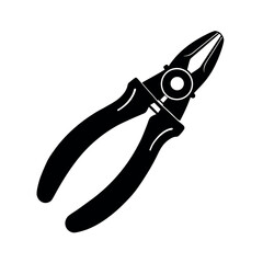 Insulated Pliers Vector Drawing  