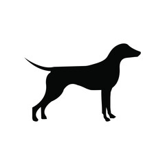 Dog Silhouette Black Icon