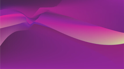 Abstract Gradient Purple Flowing Shapes Background Composition