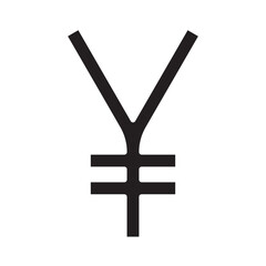 Obraz premium yen sign icon design
