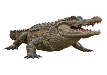 Isolated American Alligator reptile
