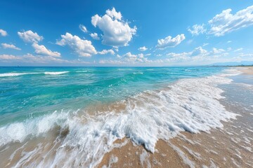 Cinematic seascape banner