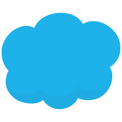 blue cloud illustration 