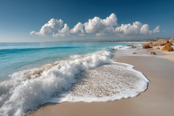 Cinematic seascape banner