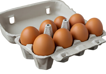 Brown Eggs in Carton: Farm Fresh Chicken Eggs