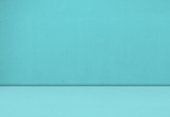 Background summer blue wall studio room solid kitchen podium floor backdrop product scene shadow...