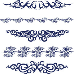 Beautiful flower art and mandala vector design