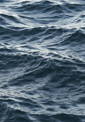 Dark Blue Ocean Waves Texture