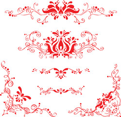 Beautiful flower art and mandala vector design