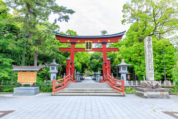 初夏の氣比神宮　福井県敦賀市　Kehi Shrine in early summer. Fukui Pref, Tsuruga City.