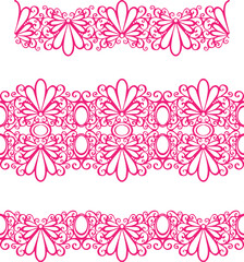 Beautiful flower art and mandala vector design