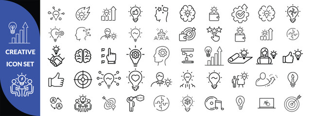 Creative icon set. Creative Big icon set 