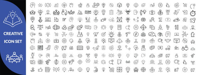 Creative icon set. Creative Big icon set 