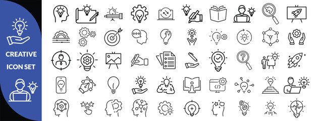 Creative icon set. Creative Big icon set 