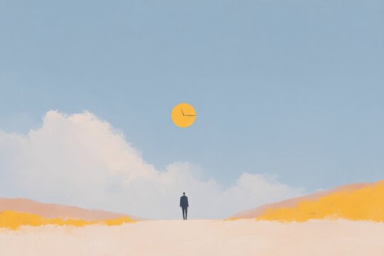 Retro vector illustration of a happy summer holiday banner or t-shirt design with a quality stamp.. Beautiful simple AI generated image