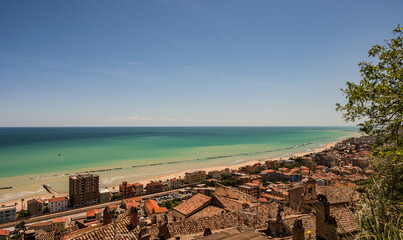 Grottammare, Marche. Spectacular glimpses, views and summer panoramas.