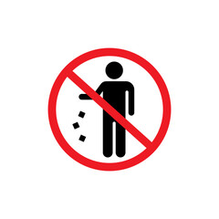 DO NOT LITTER SIGN.
