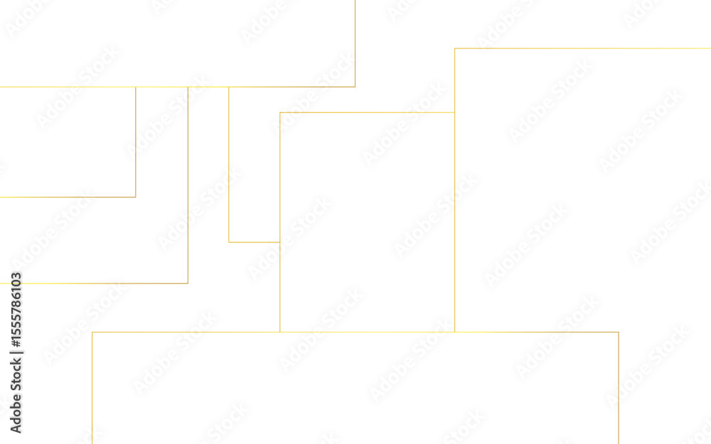 Leinwandbilder Abstract minimalist, background with a subtle geometric pattern of overlapping thin golden line. Modern, and elegant, appearance, ideal for tech, design, or corporate themes.