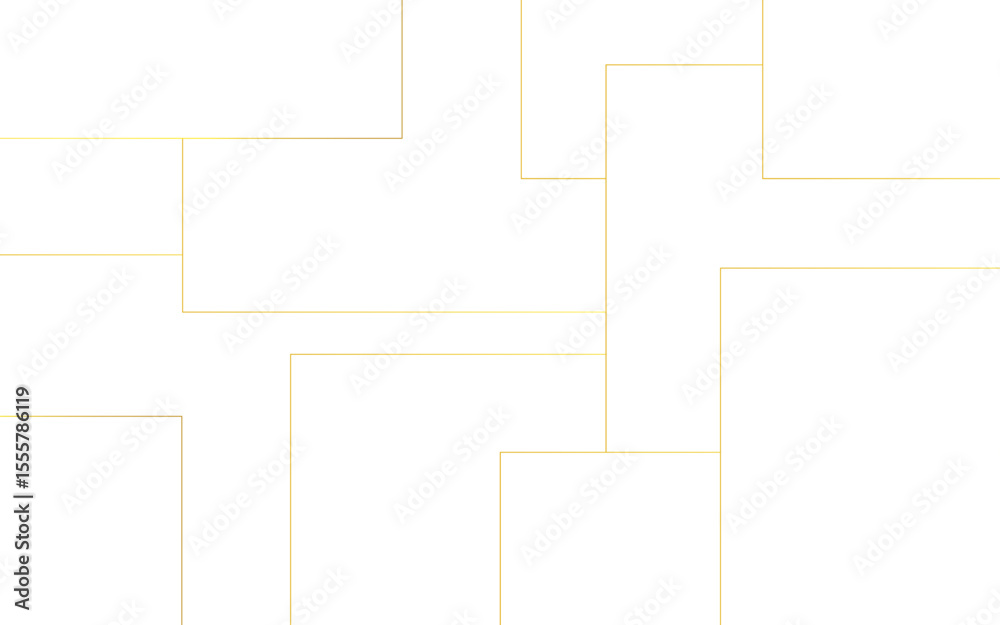 Aufkleber Abstract minimalist, background with a subtle geometric pattern of overlapping thin golden line. Modern, and elegant, appearance, ideal for tech, design, or corporate themes.