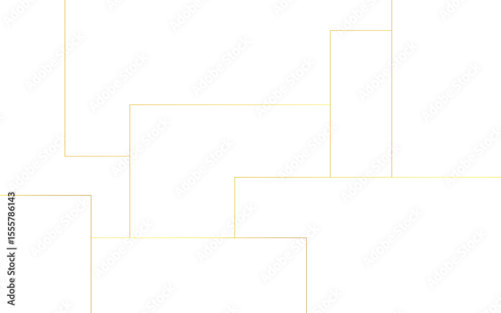 Aufkleber Abstract minimalist, background with a subtle geometric pattern of overlapping thin golden line. Modern, and elegant, appearance, ideal for tech, design, or corporate themes.