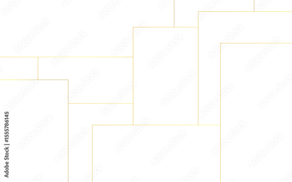 Aufkleber Abstract minimalist, background with a subtle geometric pattern of overlapping thin golden line. Modern, and elegant, appearance, ideal for tech, design, or corporate themes.