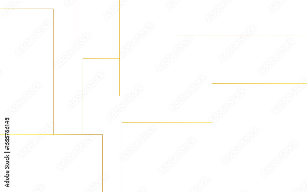 Aufkleber Abstract minimalist, background with a subtle geometric pattern of overlapping thin golden line. Modern, and elegant, appearance, ideal for tech, design, or corporate themes.